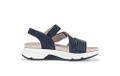 Gabor rollingsoft sensitive 66.882.66 - dames rollende wandelsandaal - Blauw - maat 38.5 (EU) 5.5 (UK)