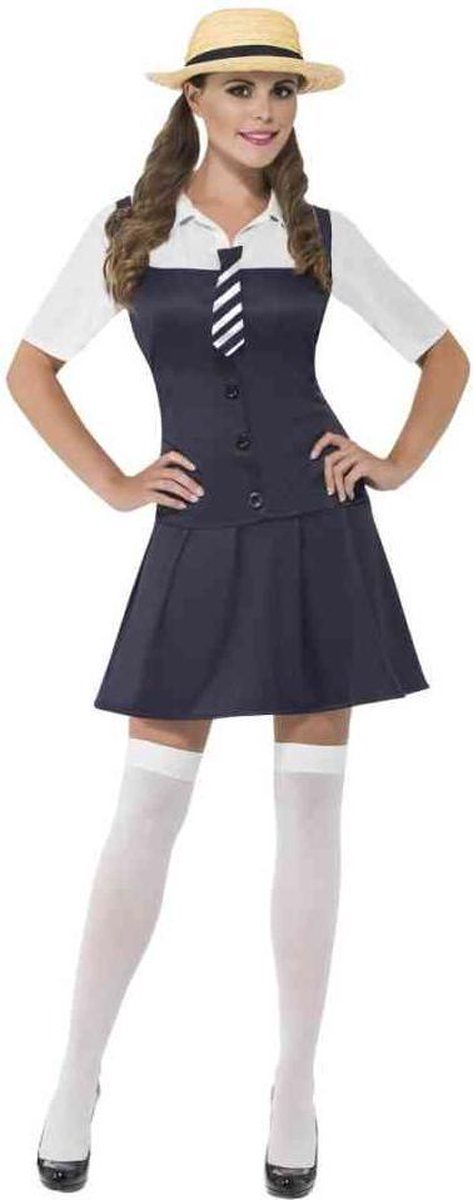 Smiffys School Girl Costume - Black - Size: Unknown