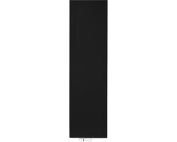 Bally Verticale Vlakke Voorzijde Designradiator H1800xT22x500mm 1845 Watt Mat Zwart