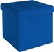 Intirilife Opvouwbaar krukje 30x30x30 cm in OCEAN BLUE