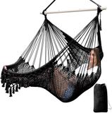 Ibenzoa® Uiterst Comfortabele Hangstoel voor Binnen en Buiten met Brede Zitplaats en Sterke Spreidstang
