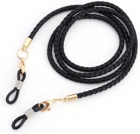Bee-Safe Bol Brillenketting Leather Brown Unisex Polyester 72 cm