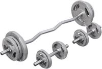 Gorilla Sports Halterset 70 kg - 30 mm - Gietijzer - Gewichten met Halters