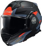 LS2 FF901 Advant X Oblivion Mat Zwart Titanium Systeemhelm - Helm