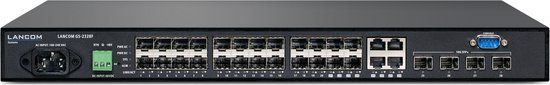 Lancom Systems GS-2328F - Managed L3 Gigabit Ethernet Switch - 20 Ports - 1U - Black
