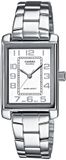 Casio LTP-1234PD-7BEG Timeless Collection Dames Horloge