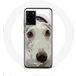 Maniacase Etui voor Samsung Galaxy S11 Plus Pitbull hond wit