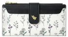 Portefeuille à la mode vegan - Design floral fin pour femmes