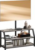 HOMCOM TV-meubel - Spaanplaat - 110x43x150cm - Grijs