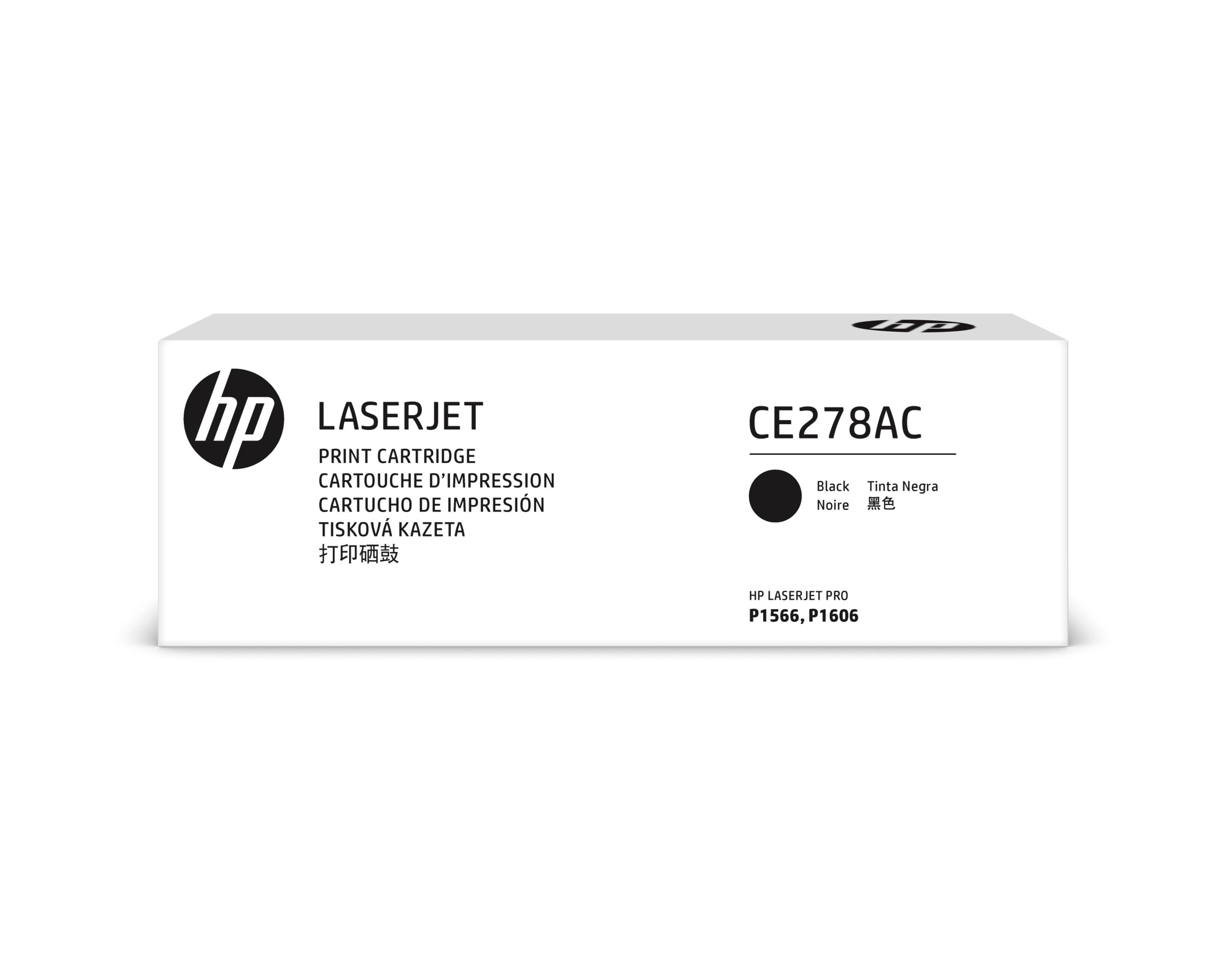 HP CE278AC Zwart Toner Cartridge - 2100 Pagina's - Compatibel met HP LaserJet Pro P1566/P1606