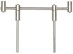 Carp O B4 Buzz Bar pour Rod Pod Argent