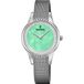 Festina F20494/6 Dames Polshorloge - Zilverkleurig Staal - Blauwe Wijzerplaat