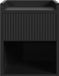en.casa Nachtkast Nand met lade en open vak 55x45x39 cm zwart