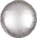 Amscan Folieballon Satin Platina Rond, 43cm