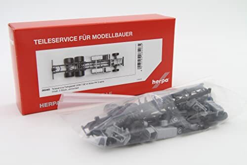 Herpa - Onderdelen dienst vrachtwagen chassis 7,82 m Volvo FH 3a, (2 stuks)