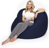 Lumaland - Zitzak Flexi Comfort - Beanbag - Donkerblauw