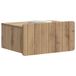 vidaXL Muurbevestigde Nachttafel Artisanaal eiken 49 x 34,5 x 24 cm