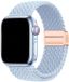 123watches bracelet Zyra - nylon - bleu clair - 38/40/41/42 mm - Convient pour Apple Watch