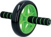 Roue unique abdo trainer, max 100 kg - poignées ergonomiques, vert