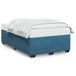vidaXL Bedframe velours bleu 120x200 cm