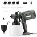Amazon Basics Elektrisch Spuitpistool van 700W met Reservoir van 1 200ml, 4 Spuitmonden en 3 Spuitpatronen, voor Gebruik Binnen en Buiten, Grijs