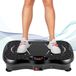 Plateforme de vibration Icecat Mini - appareil d'entraînement - 99 niveaux de vitesse - 5 modes automatiques - musique Bluetooth - écran LED - bandes de résistance - noir