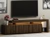 BELINI Meuble TV-HiFi 3 portes noyer