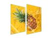 TMK ArtDeko Plaque de protection en verre - Série Ananas - 2x35x52 cm