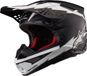 Alpinestars Supertech S-M10 Ampress Helm Ece 22.06 Zwart Wit Mat
