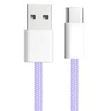 APM 600404 – Kabel type C – oplaadkabel en synchronisatiekabel – aansluiting USB A stekker en USB C-stekker – oplader voor apparaten met type C – compatibel met smartphone en tablet – paars