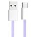APM 600404 – Kabel type C – oplaadkabel en synchronisatiekabel – aansluiting USB A stekker en USB C-stekker – oplader voor apparaten met type C – compatibel met smartphone en tablet – paars