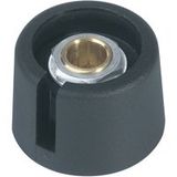 OKW A3016069 Draaiknop Zwart (Ø x h) 16 mm x 16 mm 1 stuk(s)