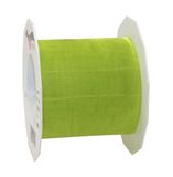 C.E. Pattberg Sheer organza lint limoengroen, 26 m cadeauverpakkinglint, 7 cm breed, accessoires voor decoratie en handwerk, decoratielint voor geschenken, voor elke gelegenheid