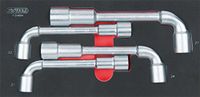 KS Tools 713.4004 SCS set pijpkopsleutels, 4-delig in 1/3 systeeminleg