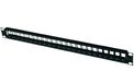 Telegärtner 100021498 support de modules, vide 483 mm (19) 1 U Noir