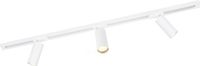 Ledvion - LED Railverlichting 1M + 2 Railspots (5W - 2700K - Wit - Dimbaar) - 1-Fase