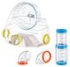 Ferplast Hamster Buizen Set, Hamsterkooi Accessoire, kooiaccessoire voor hamsters, totaal 4 stuks, inclusief gymzaal met hamsterwiel, Hamstertunnels fittingen, GYM KIT, Hamster Speelgoed