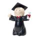 Mopec Figuur Pastel Pit Graduatie van kunsthars, 6 x 10 x 14 cm, zwart