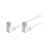 Merkloos Goobay CAT5e Netwerkkabel - RJ45 - Wit - 5 m