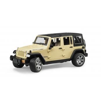Bruder JEEP Wrangler Unlimited Rubicon - 02525 - Zwart/Geel
