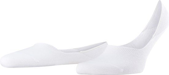 FALKE Step Medium Cut onzichtbaar effen katoen footies heren wit - maat 47-48