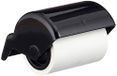 Wedo 80201 Rolopener, ABS-kunststof, ingebouwde rol van wispapier, 6,4 x 8,4 x 8,7 cm, zwart