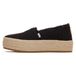 TOMS Dames Valencia Wedge Zwart