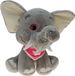 Krüger & Gregoriades Krueger Pluche olifant knuffel Emilia - grijs - 25 cm