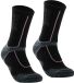 Regatta Merino Wol Sokken Dames Hiker Zwart/Grijs/Roze Schoenmaat 39-42