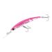Yo-Zuri Crystal 3D Minnow Deep Diver Jointed Lure, fluorescerend roze, 5-1/4-inch