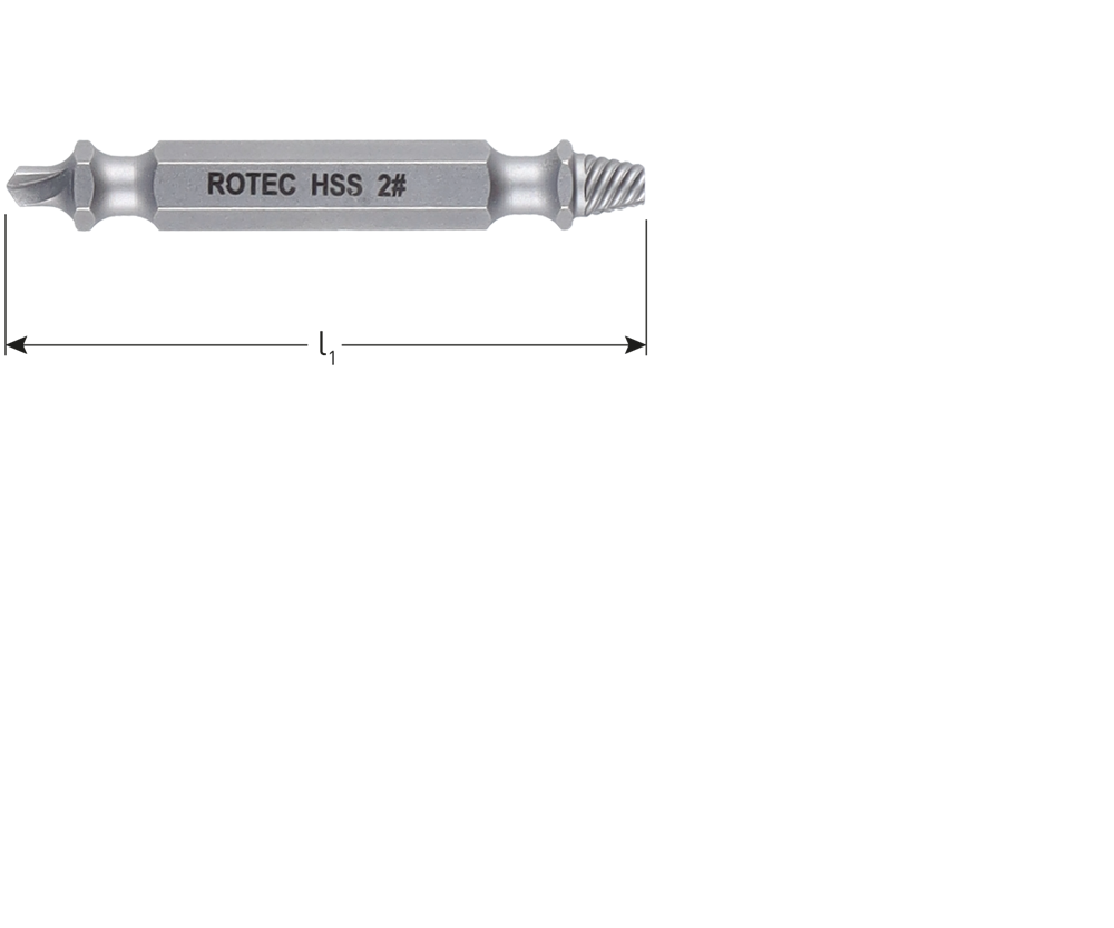 Rotec Schroef verwijder bit Opti-Line #2 - 827.9602