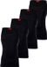 HUGO T-shirt Lot de 4 Noir XXL