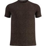 Odlo Essential Seamless Hardloopshirt Heren - bruin, Maat XL