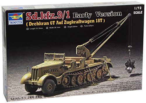 Trumpeter 07253 modelbouwset draaikraan SDKFZ 9/1